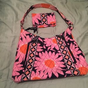 Vera Bradley - Pink Shoulder Bag & Wallet